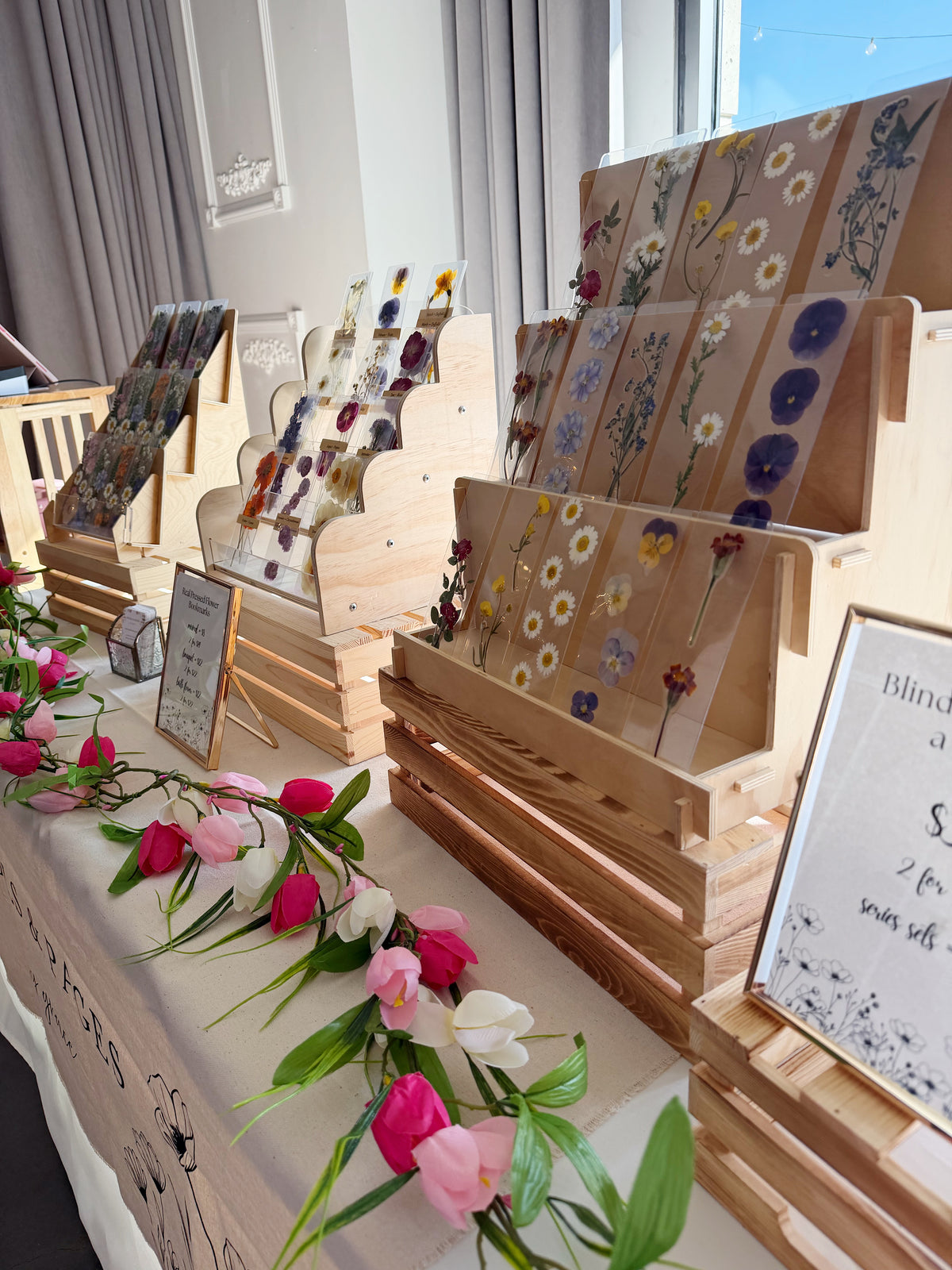 Booked & Blooming — Pressed Flower Bookmark Workshop @ Book Club Society