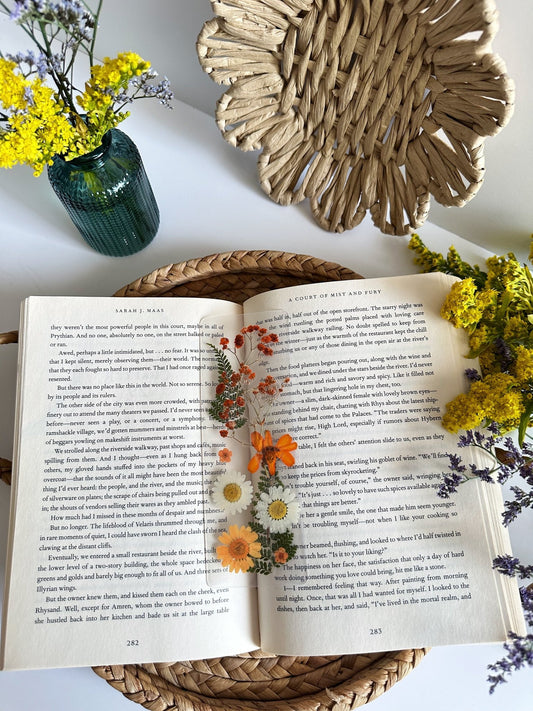 orange sunsets bookmark
