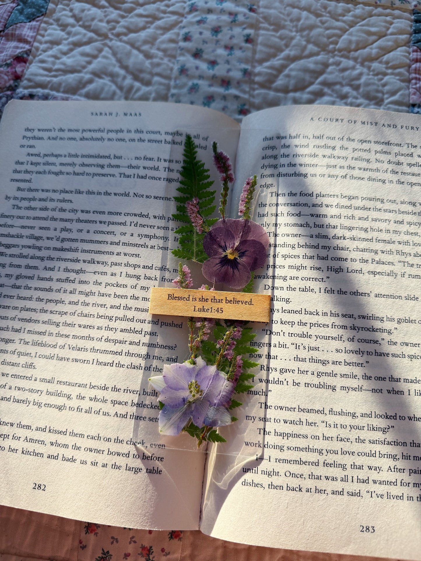 blessed is she bookmark