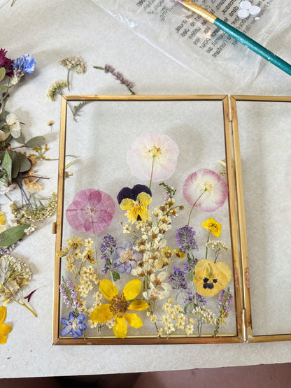 custom pressed flower frame