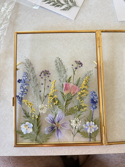 custom pressed flower frame