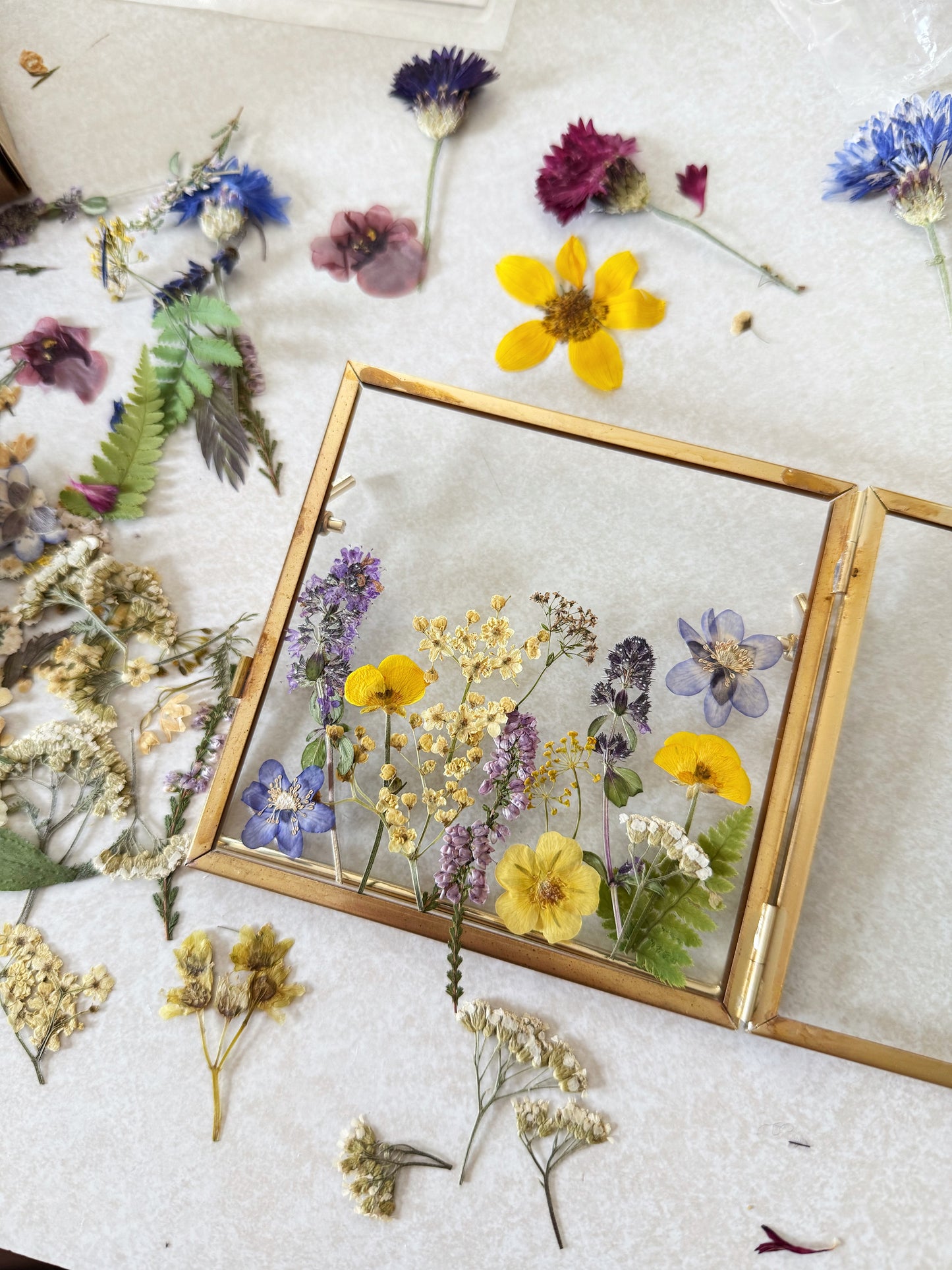 custom pressed flower frame