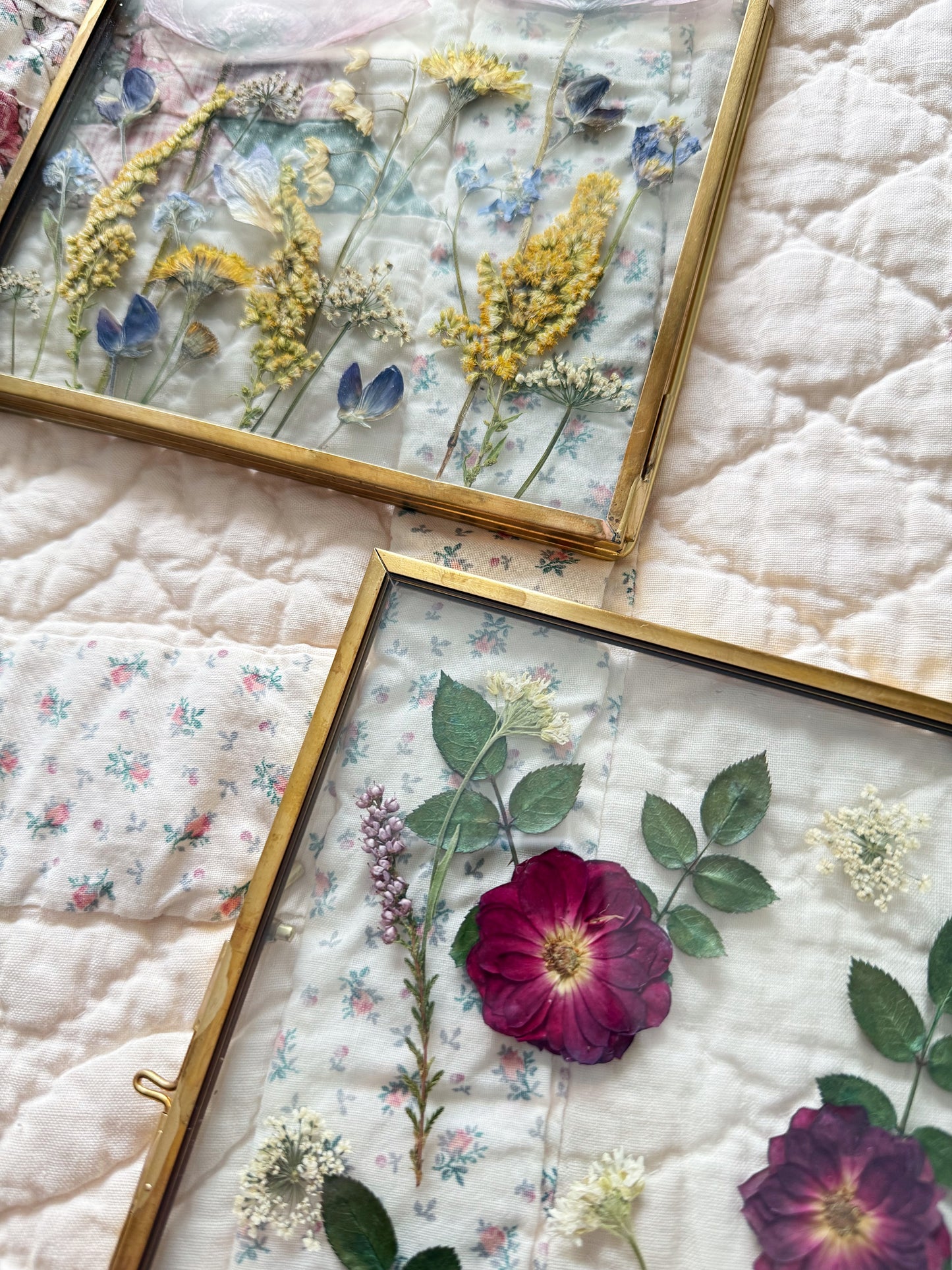 custom pressed flower frame