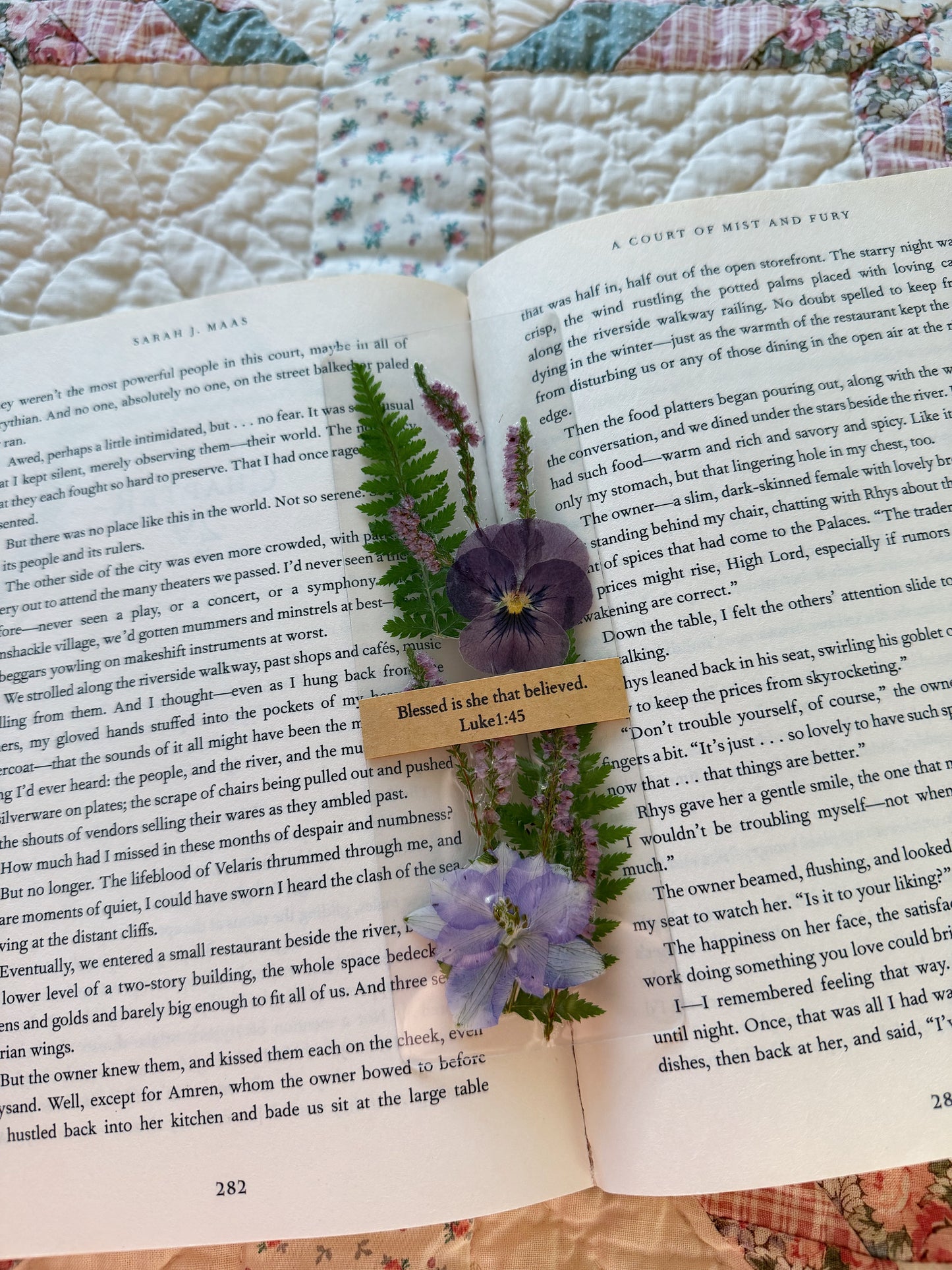 blessed is she bookmark