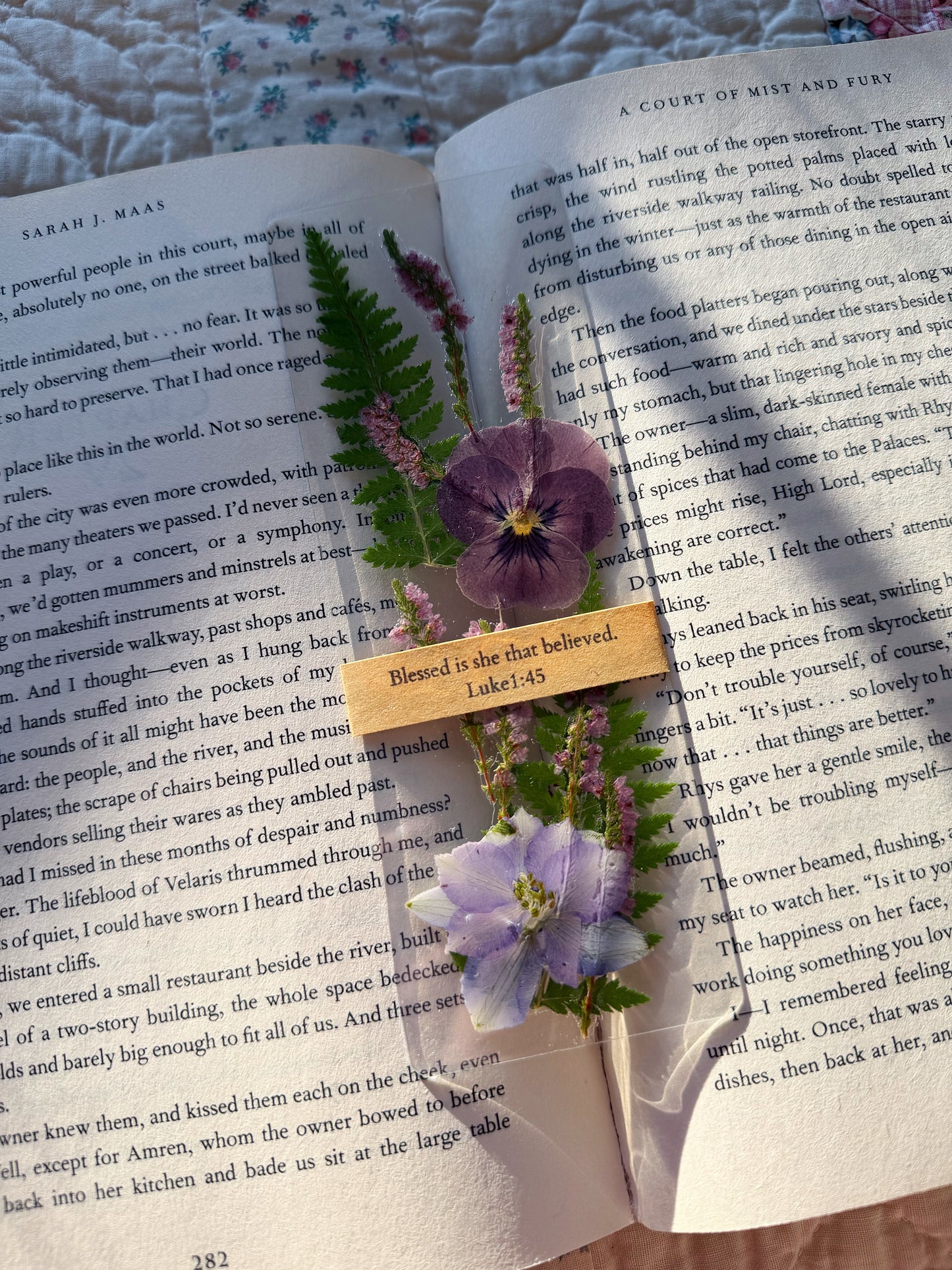 blessed is she bookmark