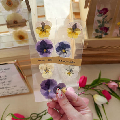 birth flower bookmarks