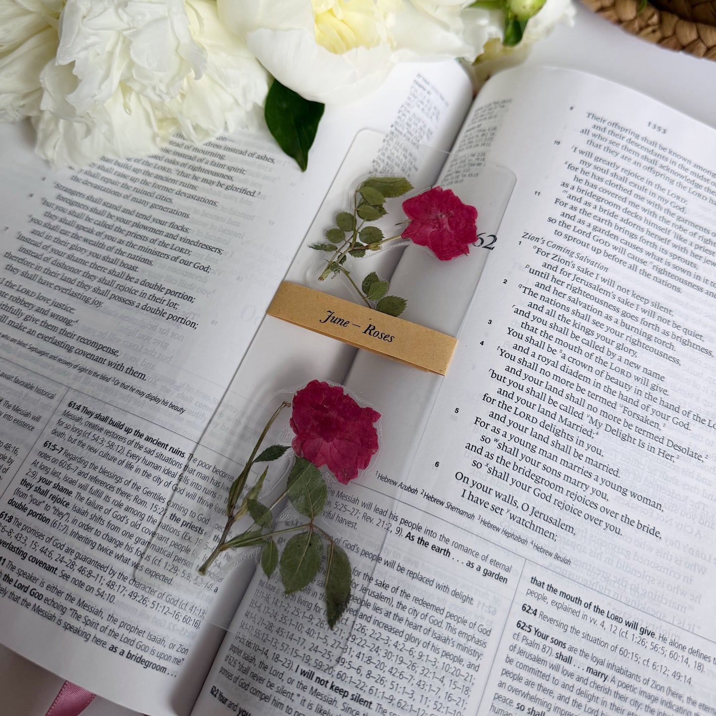 birth flower bookmarks