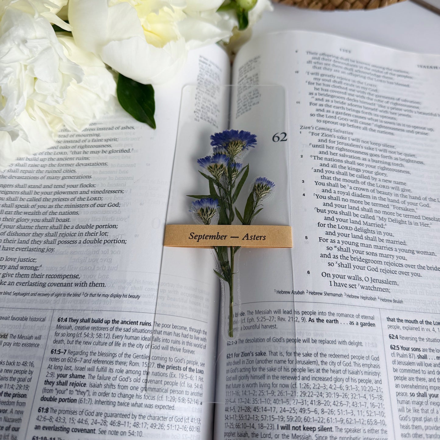birth flower bookmarks