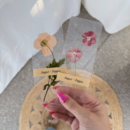 birth flower bookmarks