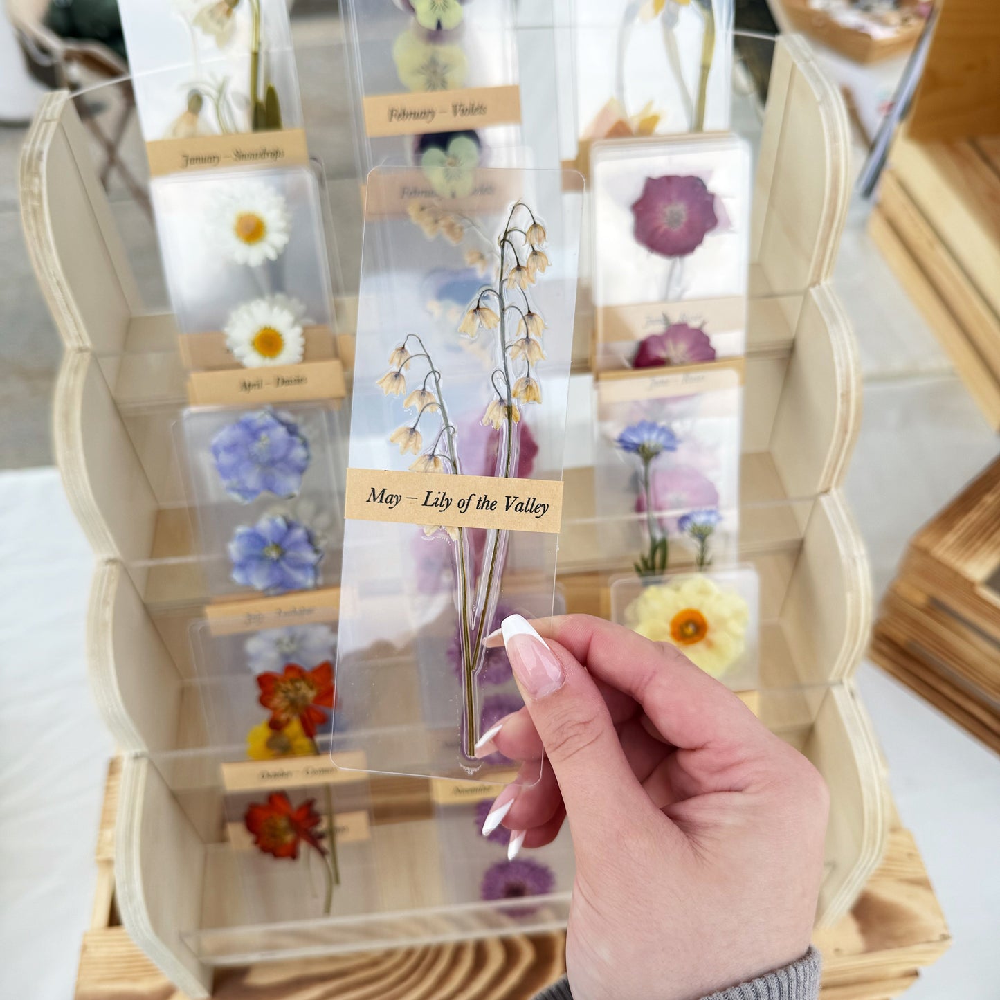 birth flower bookmarks