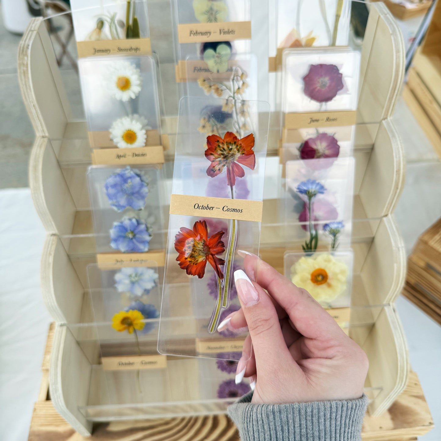birth flower bookmarks