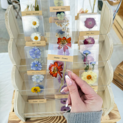 birth flower bookmarks
