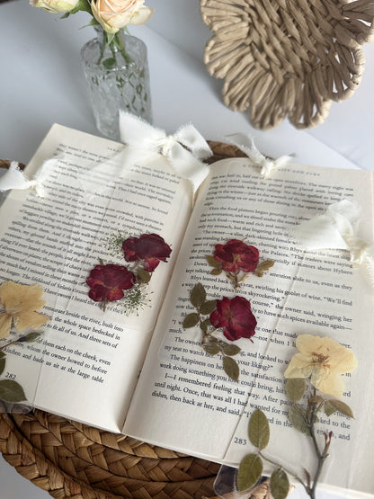 rose garden bookmark