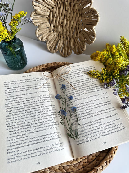 forget-me-not bookmark