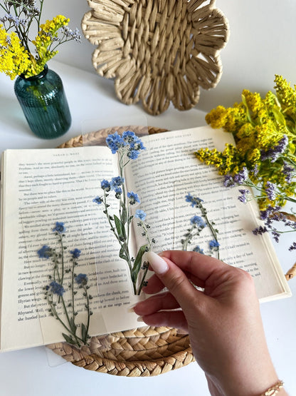 forget-me-not bookmark