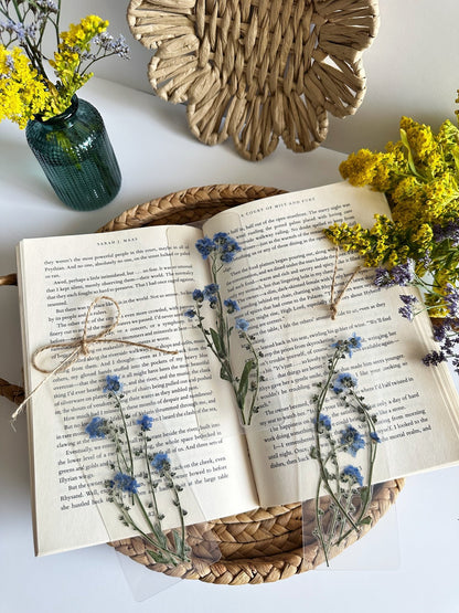 forget-me-not bookmark