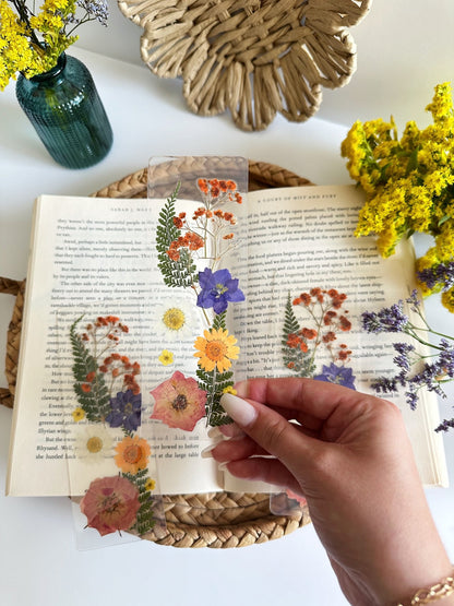 palette of petals bookmark