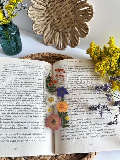 palette of petals bookmark