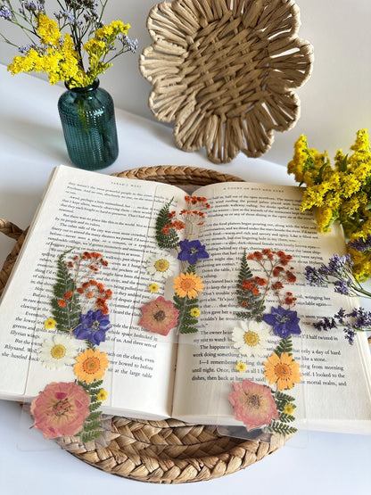palette of petals bookmark