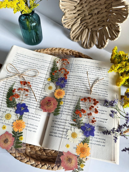 palette of petals bookmark