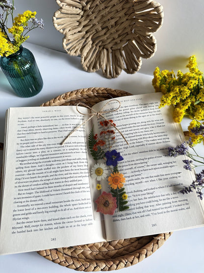 palette of petals bookmark