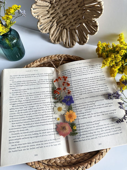 palette of petals bookmark