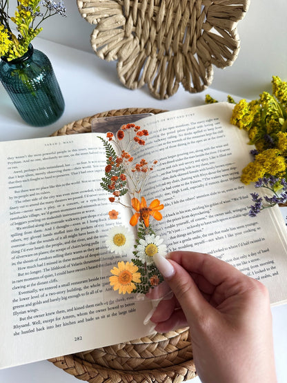 orange sunsets bookmark