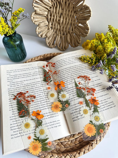 orange sunsets bookmark