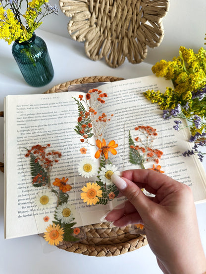 orange sunsets bookmark
