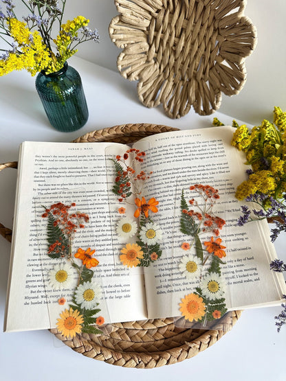 orange sunsets bookmark