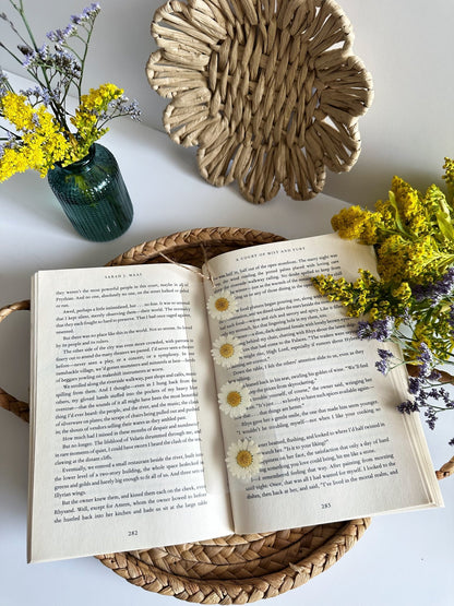 daisies for days bookmark